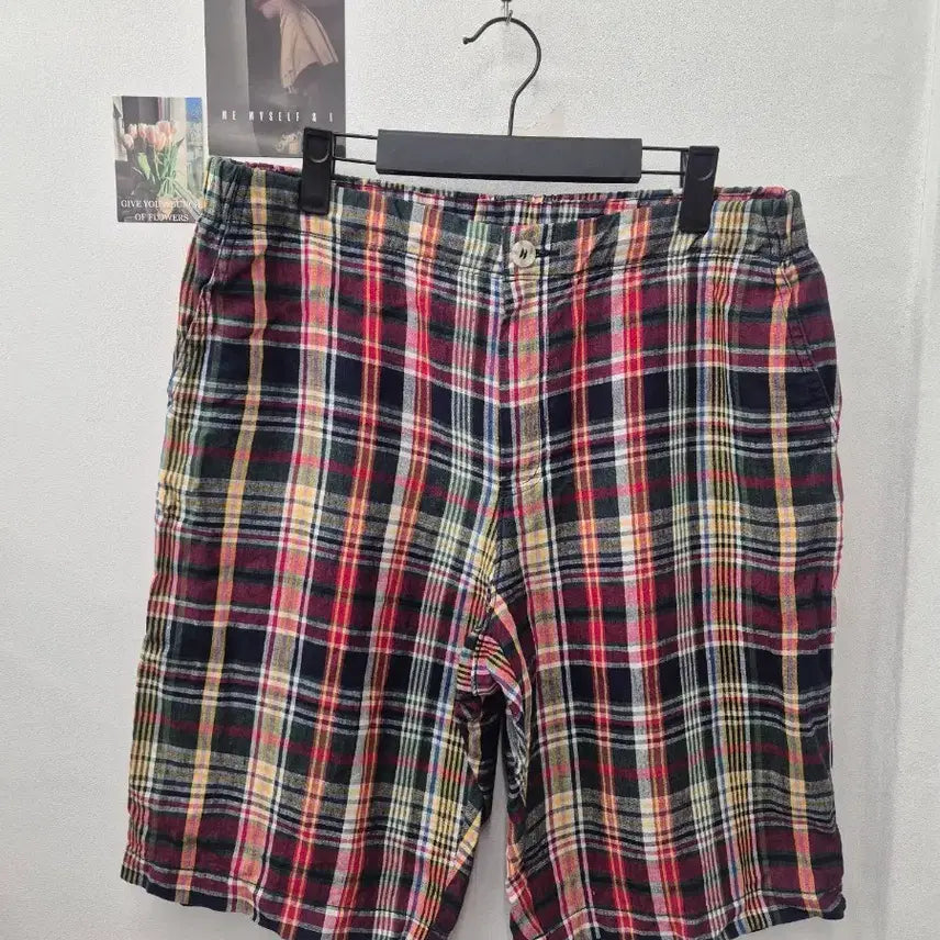 [BUNJANG] Henry Cotton Check Shorts Size 90 / 헨리코튼 체크 반바지 90 사이즈