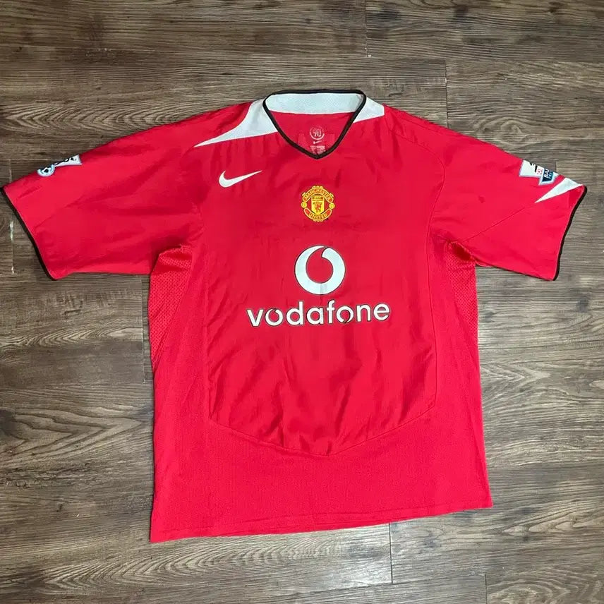 [BUNJANG] Nike Manchester United Park Ji-Sung 2004-2006 Vodafone Home Jersey XL / 04-06 나이키 맨유 박지성 보다폰 홈 유니폼 레드 XL