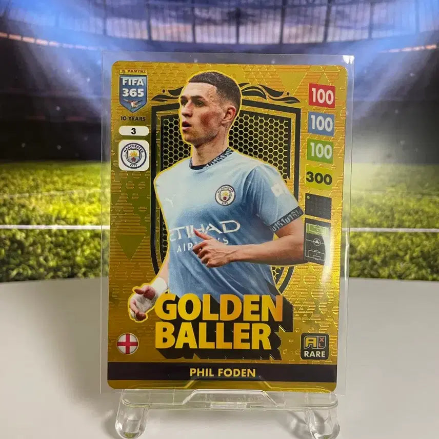 [BUNJANG] Phil Foden Manchester City Golden Baller Rare Panini Soccer Card / 맨시티 필 포든 골든볼러 레어 파니니 축구카드