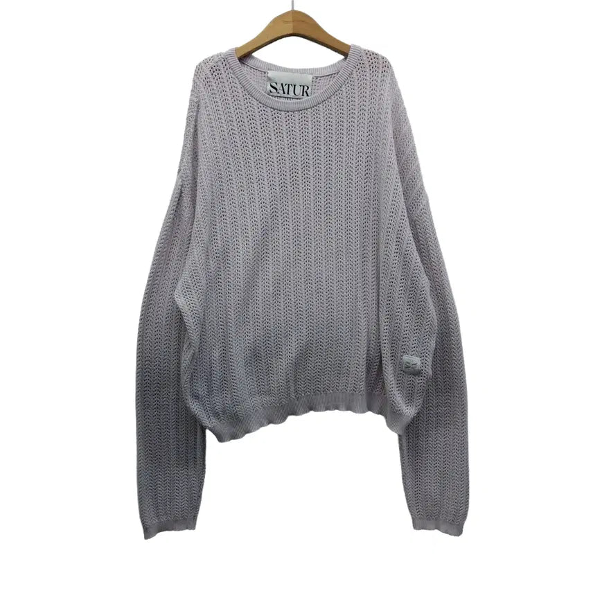 [BUNJANG] Satur Ibiza Natural Mesh Knit - Size L / [L] Satur 세터 이비자 내추럴 메시드 니트