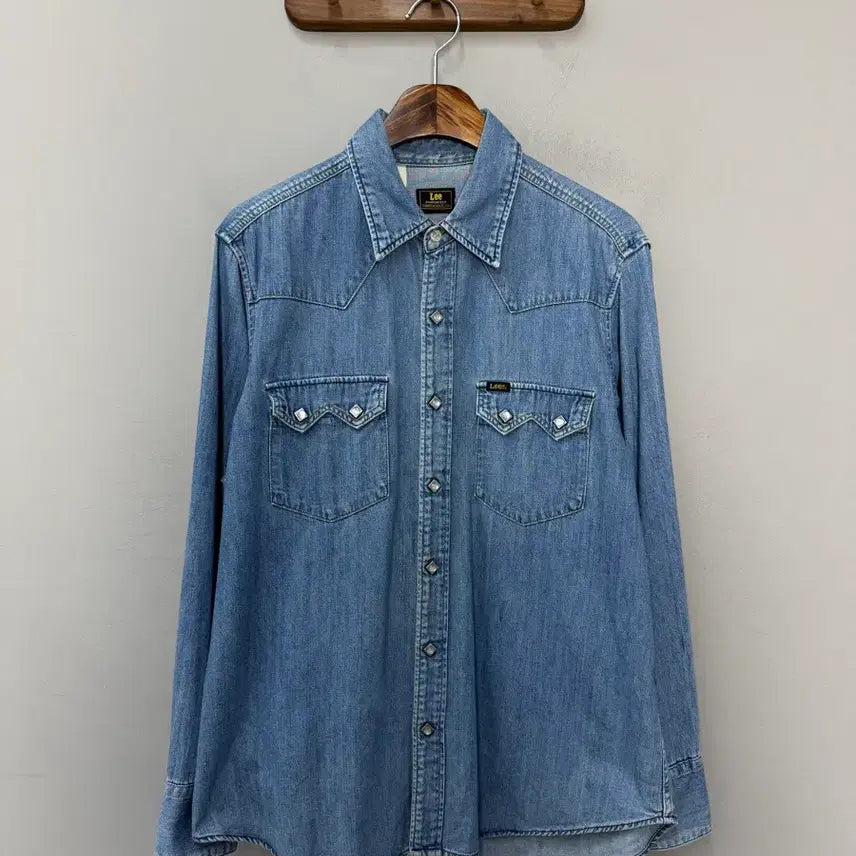 [BUNJANG] Lee Vintage Western Denim Shirt / 리 빈티지 웨스턴 데님 셔츠 H3248