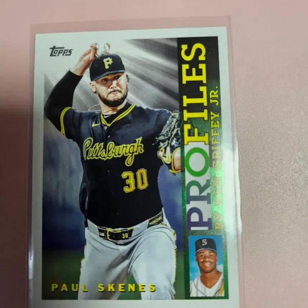 [BUNJANG] Pittsburgh Steelers - Paul Skenes 2026 Topps Profiles Baseball Card / 피츠버그)폴 스킨스 2026 Topps Profiles