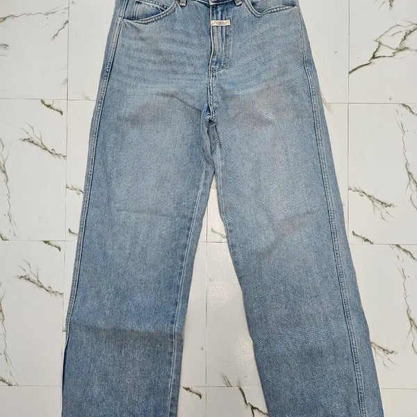 [BUNJANG] Marithe W High Straight Denim Pants / 마리떼 W 하이 스트레이트 데님 팬츠 26