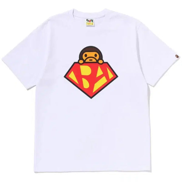 [BUNJANG] BAPE Hero Baby Milo T-Shirt / [L] 베이프 히어로 베이비 마일로 티셔츠