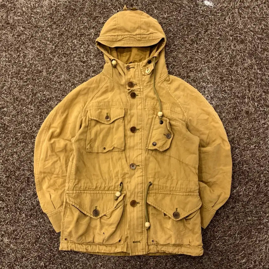[BUNJANG] Ralph Lauren Women's Hooded Field Jacket / 4 랄프로렌 여성 후드 필드 자켓 버튼 깨짐 다수