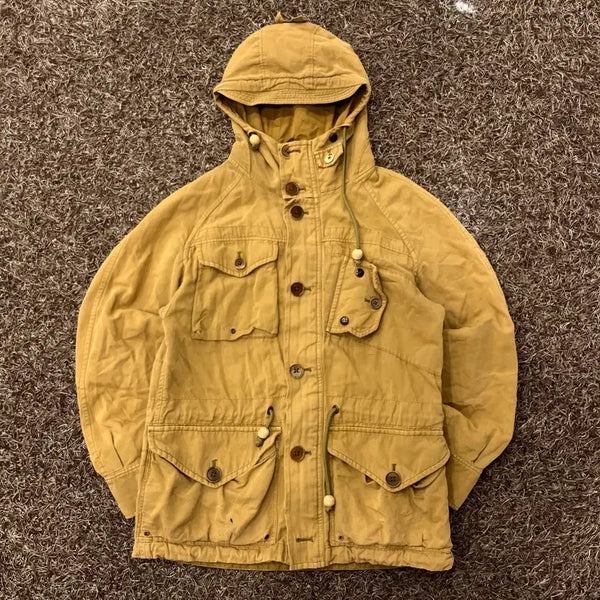 [BUNJANG] Ralph Lauren Women's Hooded Field Jacket / 4 랄프로렌 여성 후드 필드 자켓 버튼 깨짐 다수