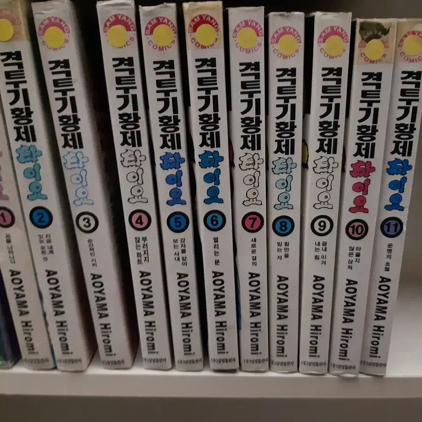 [BUNJANG] Tae-yo, the Fighting Emperor Complete Manga Set (Volumes 1-11) / 격투기 황제 타이요 1-11 중고만화책 만화짱많아 프로안전상점