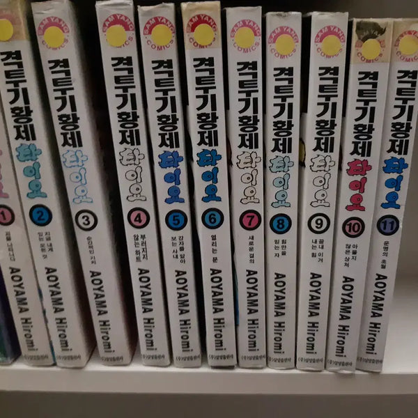 [BUNJANG] Tae-yo, the Fighting Emperor Complete Manga Set (Volumes 1-11) / 격투기 황제 타이요 1-11 중고만화책 만화짱많아 프로안전상점