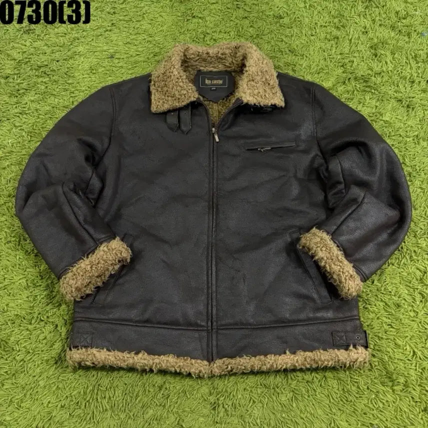 [BUNJANG] Ice Castle Brown Mustang Jacket / 아이스 캐슬 무스탕 자켓 브라운 100 7/30