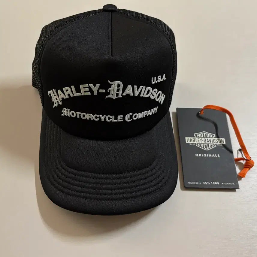 [BUNJANG] Harley-Davidson Trucker Cap Mesh Hat / 할리데이비슨 트러커 캡 메쉬 모자