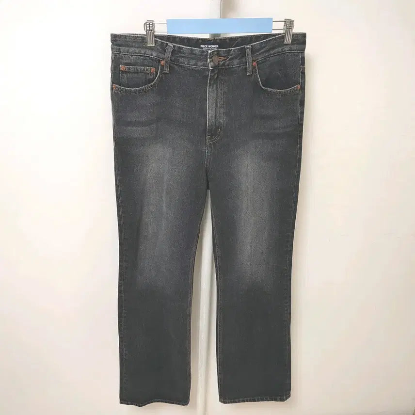 [BUNJANG] PieceWorker Men's Black Denim Bootcut Jeans / [33] 추동용 피스워커 남성 흑청 부츠컷 청바지 새옷 수준 데님팬츠
