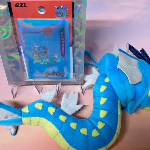 [BUNJANG] Pokemon 30th Anniversary Limited Edition EZL "Gyarados" Transit Card + Plush / 포켓몬 30주년 한정판 이즐(ezl) "갸라도스" 교통카드 + 인형