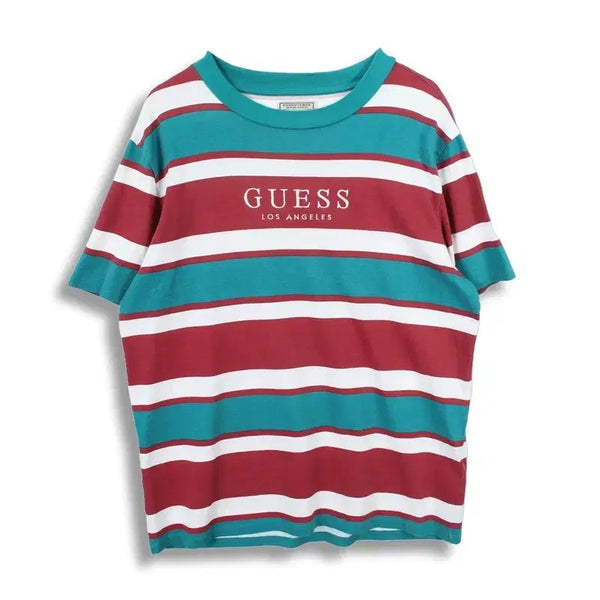 [BUNJANG] Guess Men's Cotton Retro Reproduction Mid Logo Short Sleeve T-shirt / 게스 (MEN - M) 코튼 레트로 복각 미드 로고 반팔 티셔츠