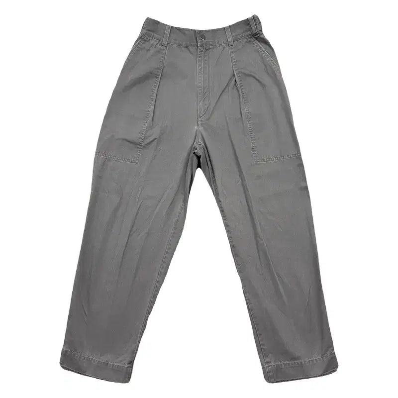 [BUNJANG] Uniqlo Gray Casual Cotton Pants Size 61 / 유니클로 그레이 캐주얼 면바지 61