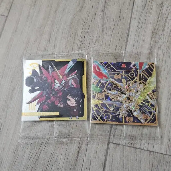 [BUNJANG] Gundam Wafer Seal Aegis Gundam R, Freedom Gundam R / 건담 웨하스 씰 이지스건담r 프리덤mr 판매합니다