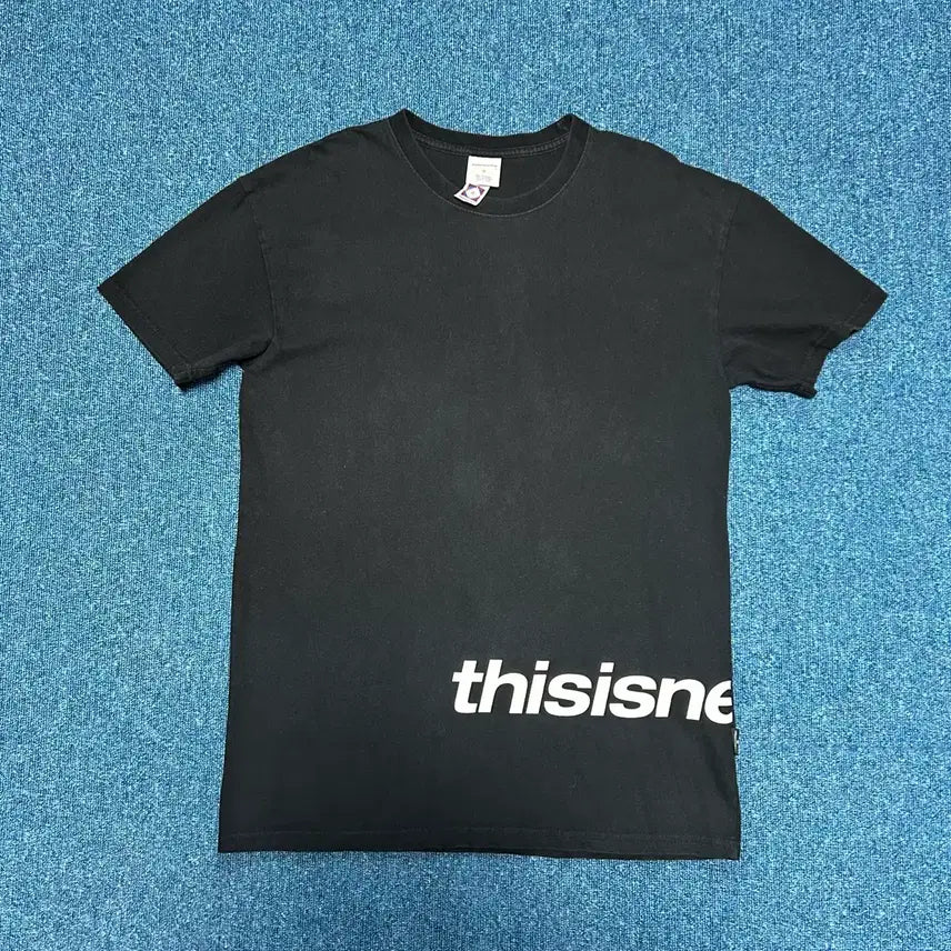 [BUNJANG] thisisneverthat Logo T-Shirt Black Size M / 디스이즈네버댓 반팔티 M