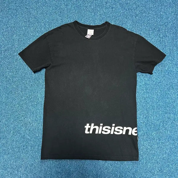 [BUNJANG] thisisneverthat Logo T-Shirt Black Size M / 디스이즈네버댓 반팔티 M