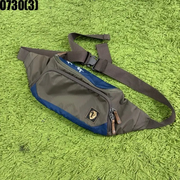 [BUNJANG] Unisex Hip Pack Crossbody Bag Khaki/Navy / 힙색 크로스백 카키/네이비 7/30