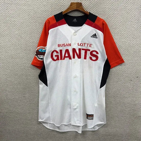 [BUNJANG] Adidas Lotte Giants Kang Min-ho Baseball Jersey T-shirt 105 / 아디다스 롯데 자이언츠 강민호 야구 유니폼 반팔티 105 H00396