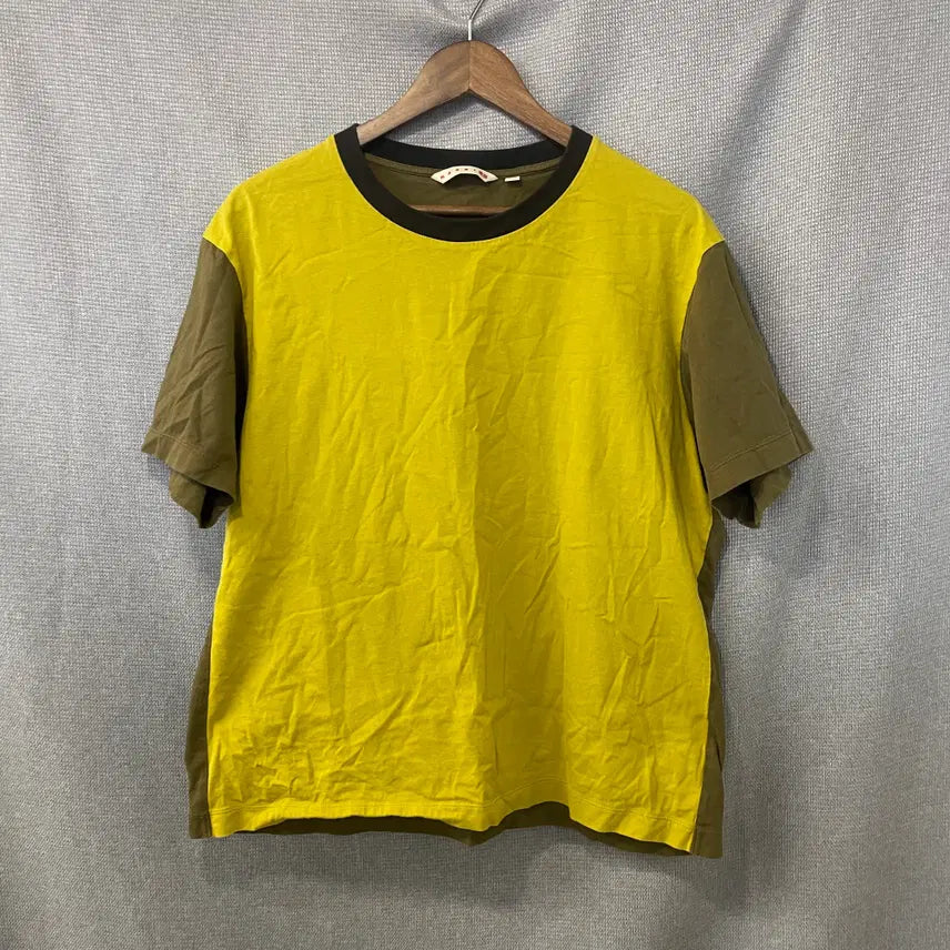[BUNJANG] Uniqlo x MARNI Colorblock Short Sleeve T-Shirt / 유니클로 X 마르니 컬러블록 반팔 티셔츠