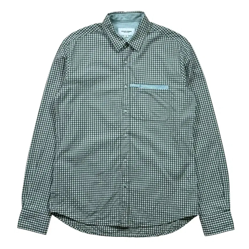 [BUNJANG] Solid Homme Gingham Check Shirt / 솔리드옴므 깅엄 체크 셔츠