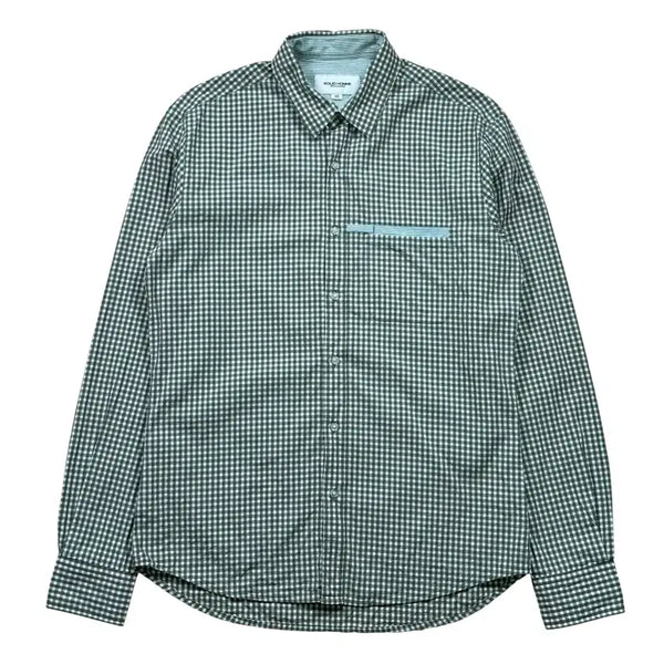 [BUNJANG] Solid Homme Gingham Check Shirt / 솔리드옴므 깅엄 체크 셔츠