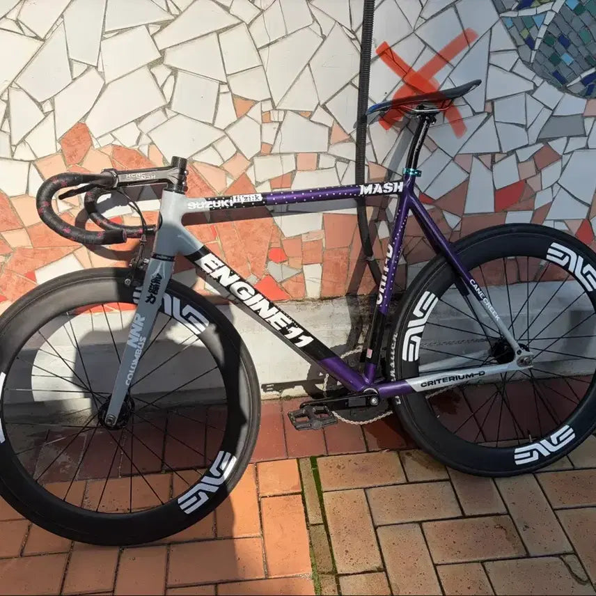 [BUNJANG] Engine11 Eggplant Full Bike - Size L / 엔진11 완차 급처