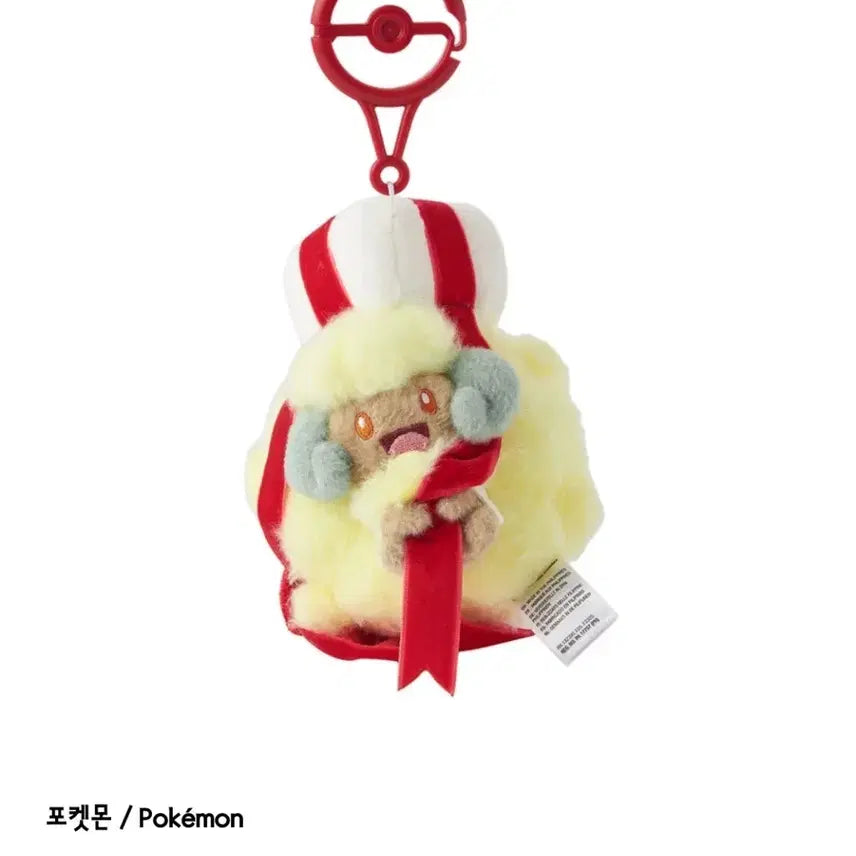 [BUNJANG] Pokemon Carabiner Mascot Holiday Elpud Keyring / 새상품) 포켓몬스터 카라비너 마스코트 홀리데이 엘풍 키링
