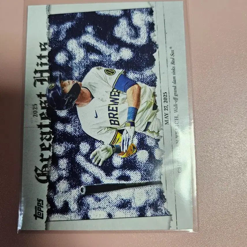 [BUNJANG] Milwaukee Brewers Christian Yelich 2026 Topps Greatest Hits Baseball Card / 밀워키)크리스티안 옐리치 2026 Topps Greatest Hits