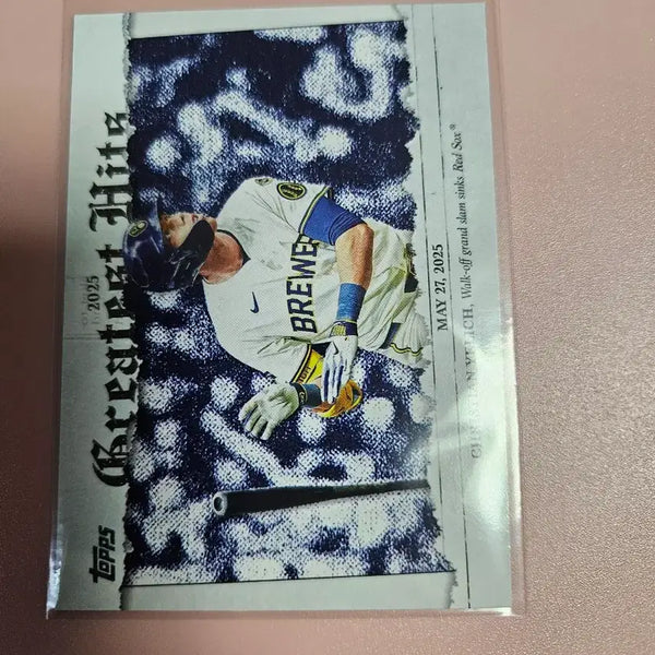 [BUNJANG] Milwaukee Brewers Christian Yelich 2026 Topps Greatest Hits Baseball Card / 밀워키)크리스티안 옐리치 2026 Topps Greatest Hits