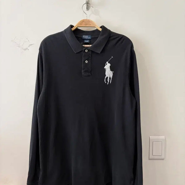[BUNJANG] Polo Ralph Lauren Big Pony Long Sleeve Polo Shirt / 55. 폴로 빅포니 긴팔 카라티 PK