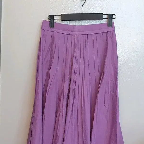 [BUNJANG] System Lavender Pleated Long Skirt / 한섬. 시스템 스커트 호칭61-90