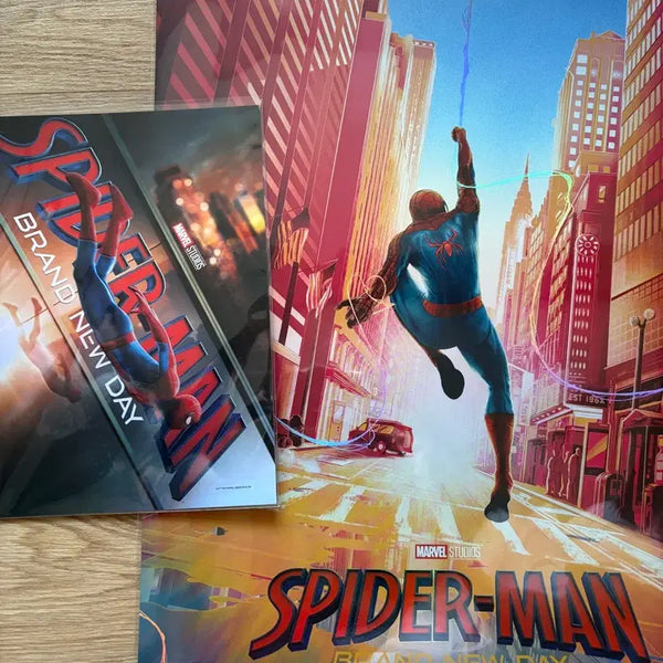 [BUNJANG] Spider-Man: Brand New Day Signature Art Card & Poster / 스파이더맨 브랜드 뉴데이 시그니처아트카드,광음포스터