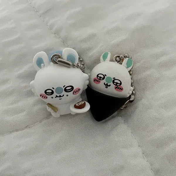 [BUNJANG] Chiikawa Momonga & Kurazushi Keyring Bundle Set / 일괄)치이카와 모몽가 타베모노&쿠라스시 키링