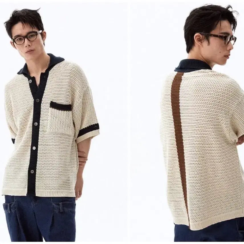 [BUNJANG] Hyii Cabara Polo Short Sleeve Shirt Cardigan / Hyii, 하이투 / 카바라 폴로 셔츠, 반팔 셔츠 가디건 / 105