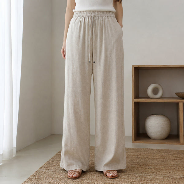 [BUNJANG] The Edge Linen Banding Pants / [26]더엣지 린넨 밴딩 바지