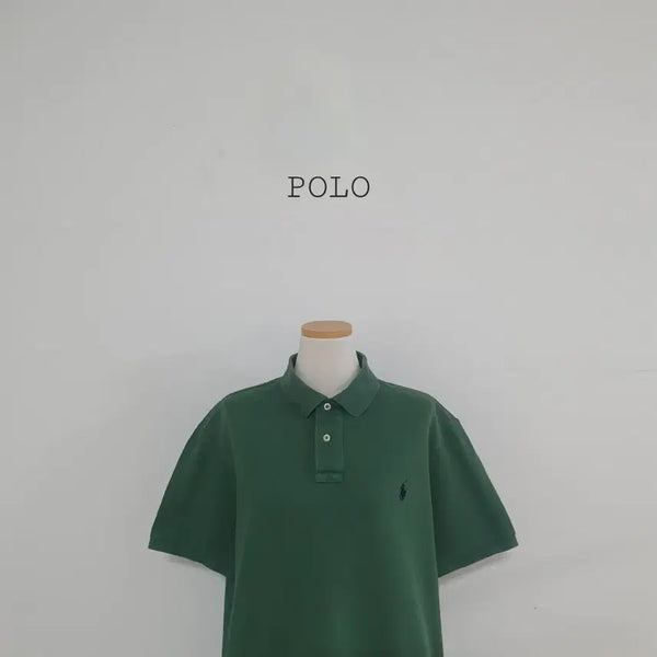 [BUNJANG] Polo Ralph Lauren Green Short-Sleeve Polo Shirt - Size M / 세일)No.26072906 큐알 폴로 랄프로렌 그린 반팔 카라티