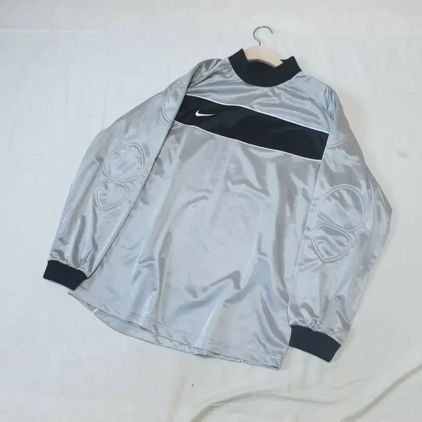 [BUNJANG] Nike Soccer Training Top Silver Metallic / 나이키 축구 트레이닝 상의 은메탈