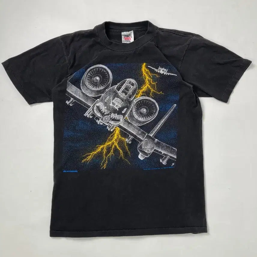 [BUNJANG] 80s Blackbird A-10 Thunderbolt T-Shirt / 80s Blackbird A-10 Thunderbolt Tee