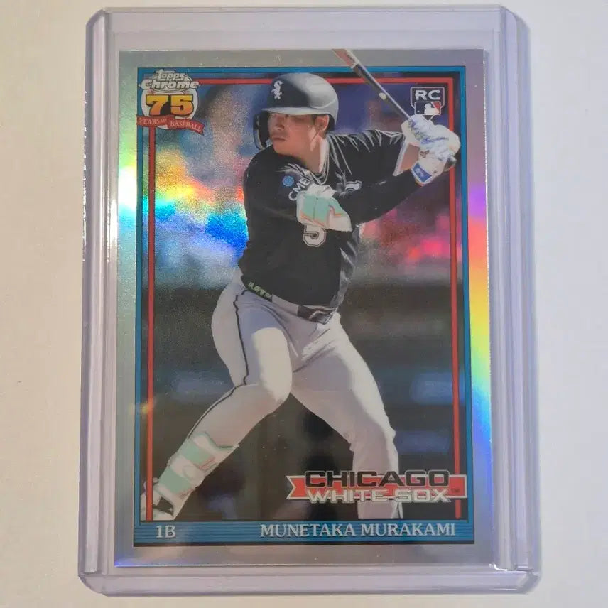 [BUNJANG] Chicago White Sox Munetaka Murakami 75th Anniversary Rookie Refractor MLB Card / MLB 카드 시카고 화이트삭스 무라카미 무네타카 75주년 루키 리프렉터