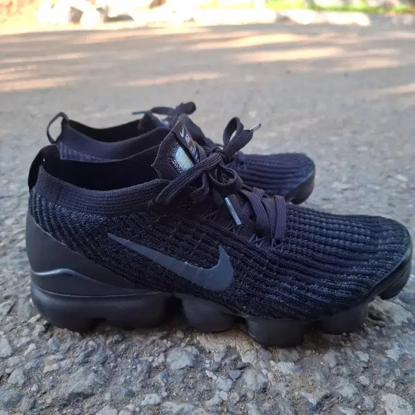 [BUNJANG] Nike Air VaporMax 3 Triple Black Women's Running Shoes / 나이키 베이퍼맥스3 우먼사이즈 250