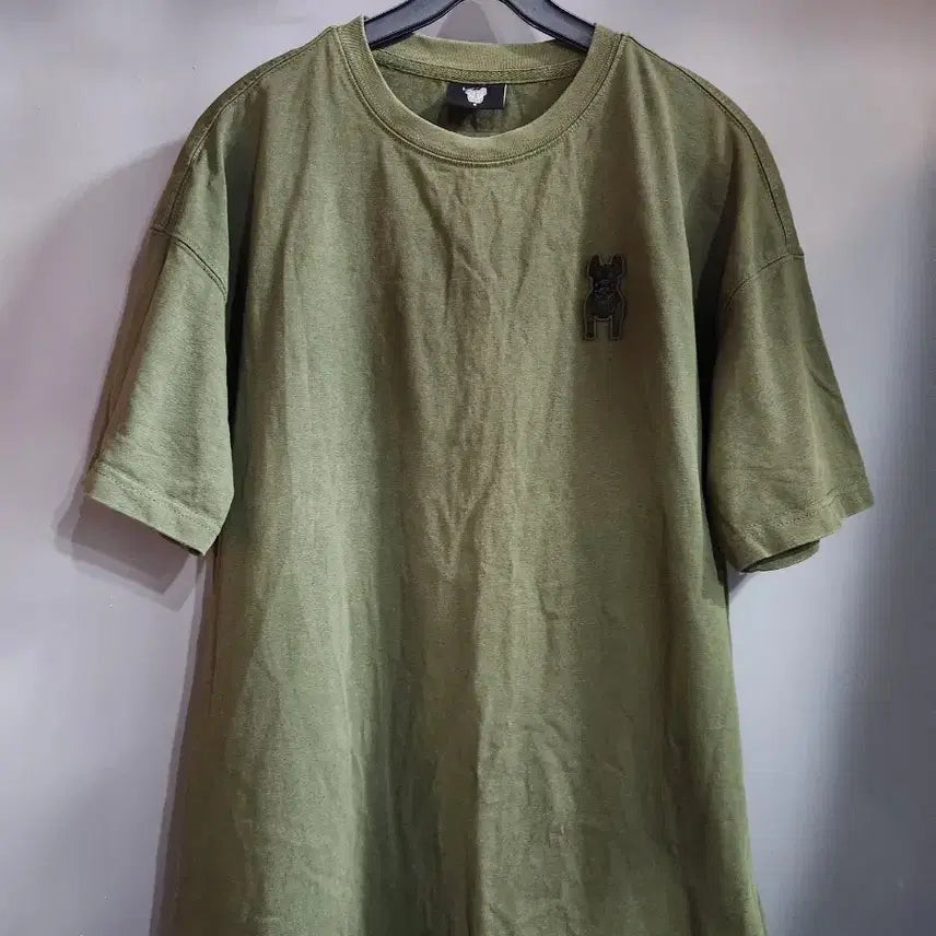 [BUNJANG] Lifework Unisex Cotton T-Shirt Khaki Size S / 라이프워크(정품)S(공용)티셔츠