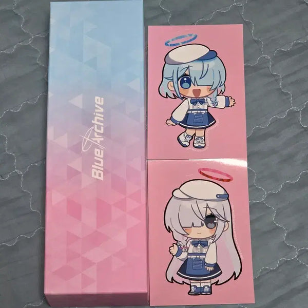 [BUNJANG] Blue Archive Strawberry Milk Sunglasses (Arona/Prana Stickers Included) Sealed / 블루아카이브  딸기우유 선글라스 미개봉 팝니다.(아로나 프라나 스티커 덤)