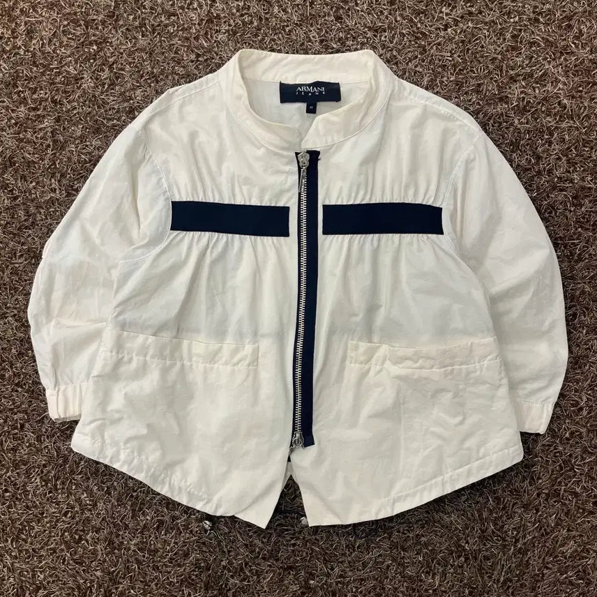 [BUNJANG] Armani Jeans White Zip-Up Jacket / 42 아르마니 진 화이트 집업 자켓