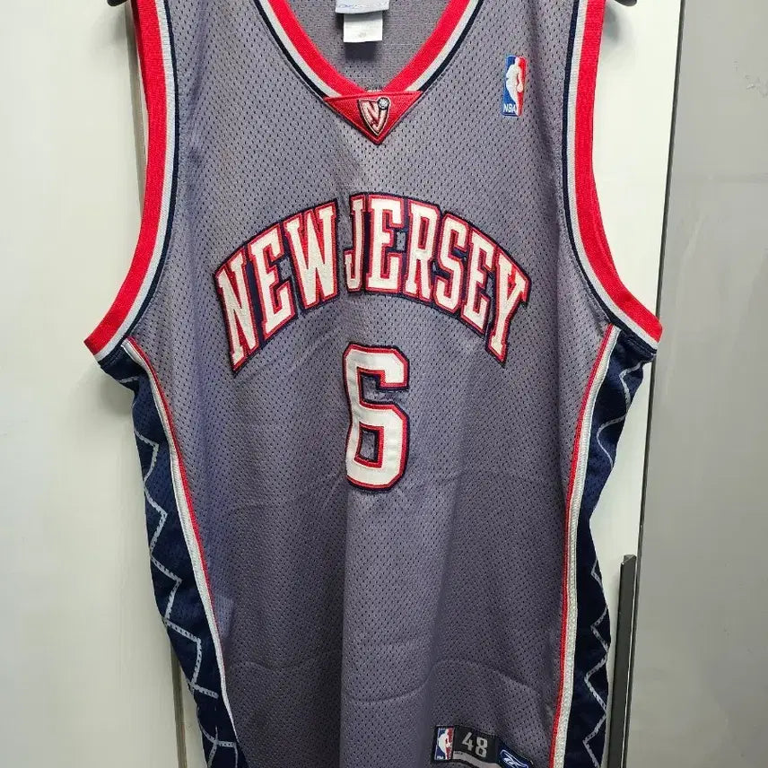 [BUNJANG] Reebok New Jersey Nets Basketball Jersey #6 Martin / 리복 뉴저지 넷츠 농구 유니폼 6번 마틴