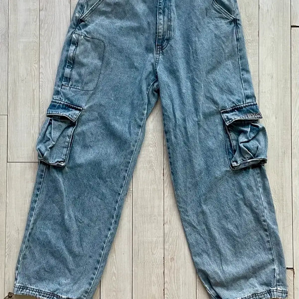[BUNJANG] Sculptor Cargo Denim Pants / 스컬프터 카고 데님 팬츠