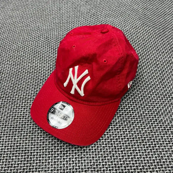 [BUNJANG] New Era Red Ball Cap / 뉴에라 레드 볼캡
