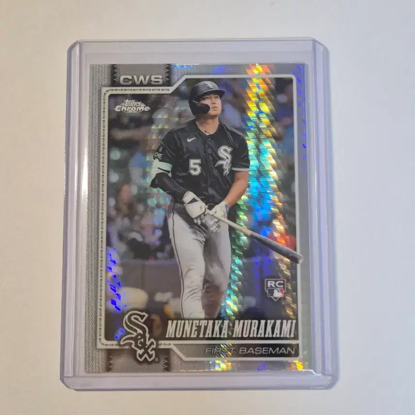 [BUNJANG] MLB Chicago White Sox Munetaka Murakami Prism Refractor Card / MLB 시카고 화이트삭스 무라카미 무네타카 프리즘 리프렉터 카드