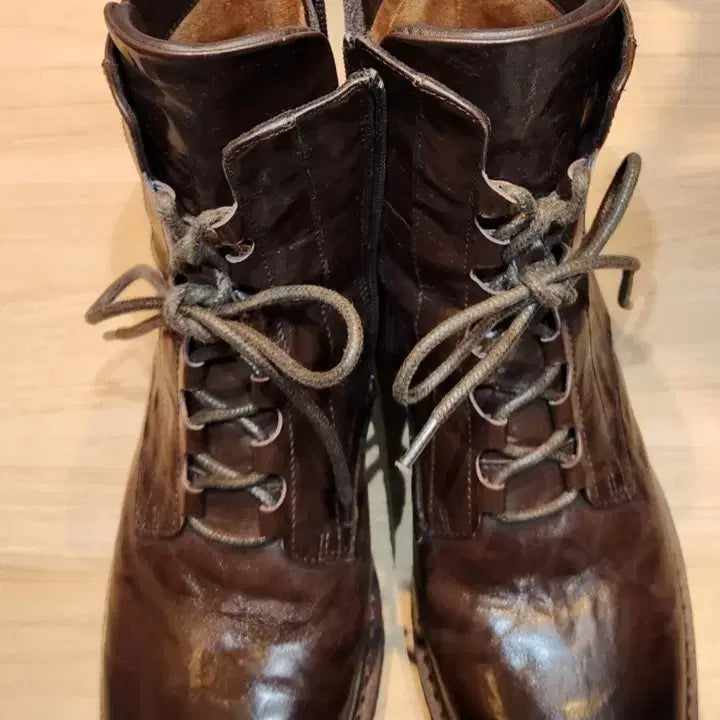 [BUNJANG] FRYE Brown Leather Walker Boots Size 245 / FRYE  브라운 레더 워커245