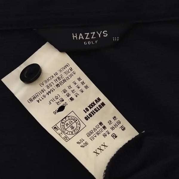 [BUNJANG] Hazzys Golf Men's Spandex Short-Sleeve T-Shirt (Size 110) / 헤지스골프/스판반팔티/깨끗한/정품/남성110